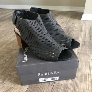 Relativity Peep Toe Bootie.